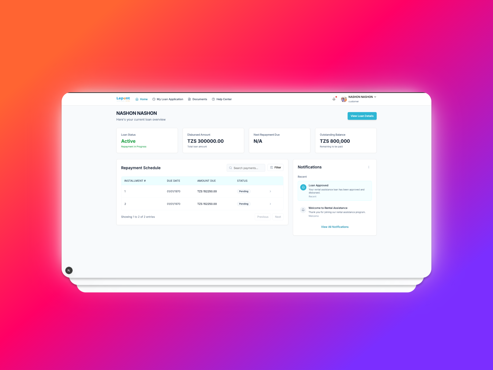 Microfinance System Development (Web & Mobile)